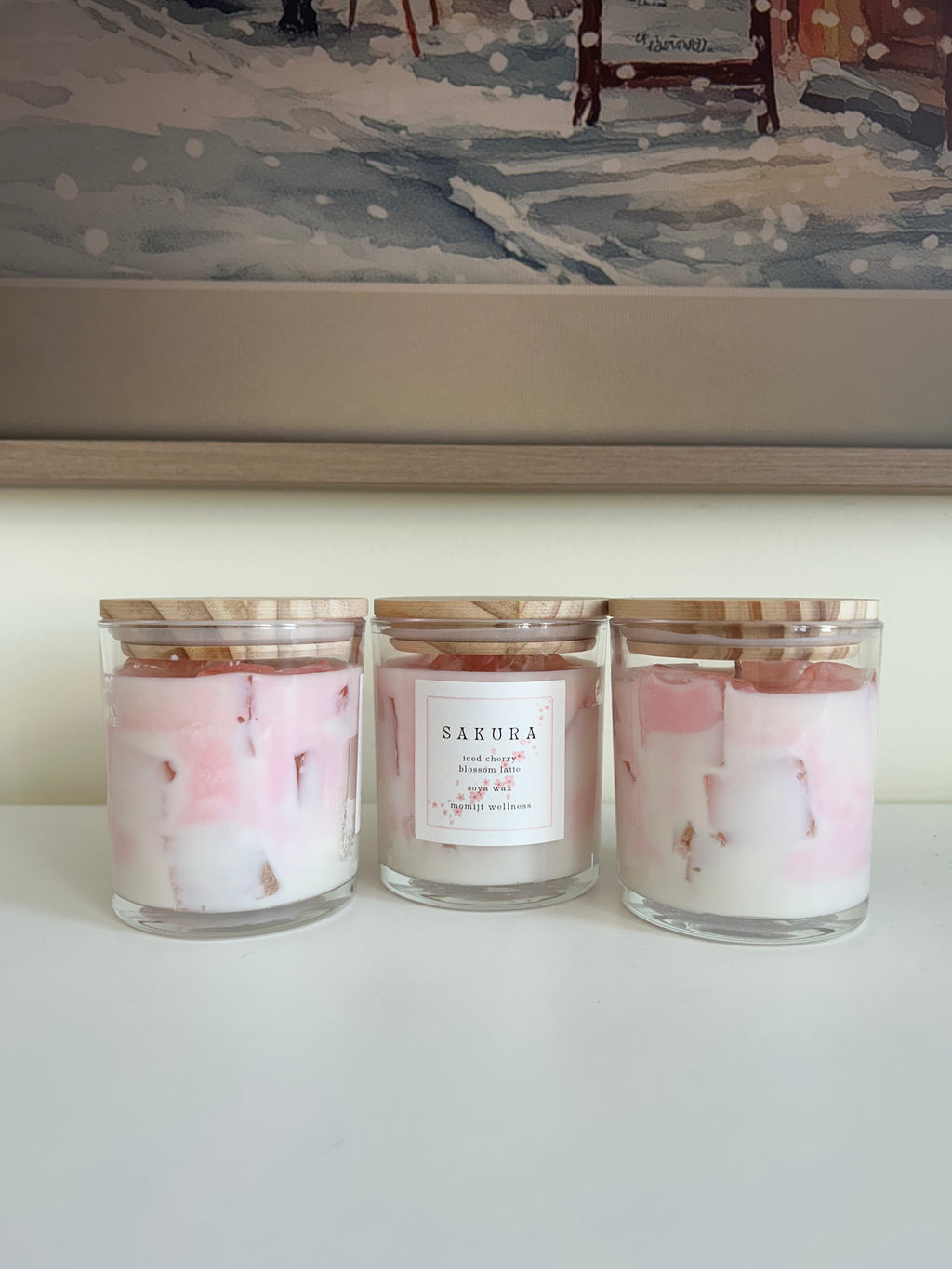 Iced Sakura Latte Candle - 10 oz