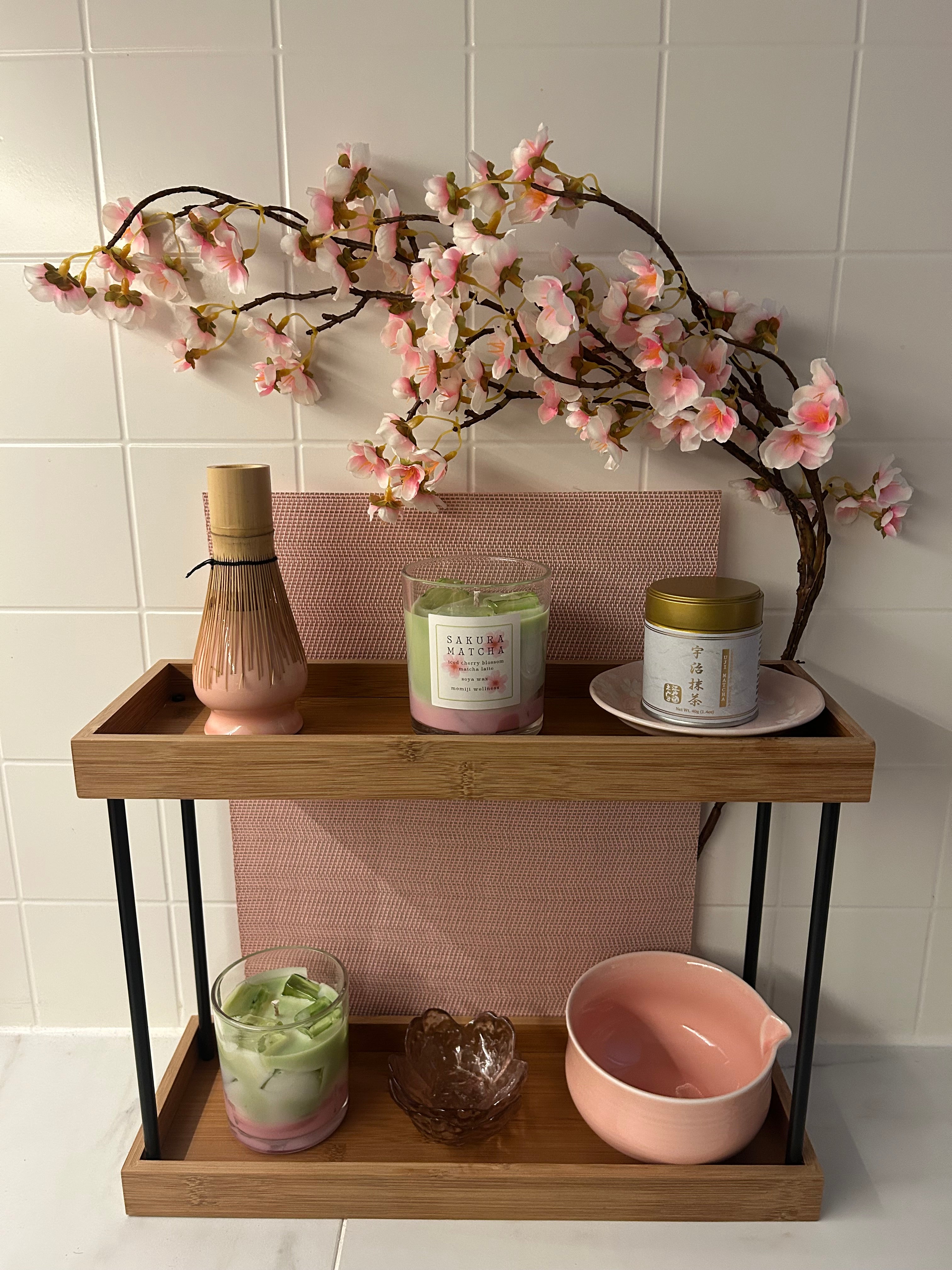 Iced Sakura Matcha Latte Candle - 10oz