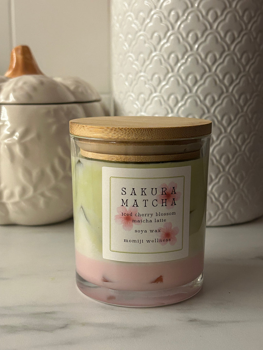 Iced Sakura Matcha Latte Candle - 10oz