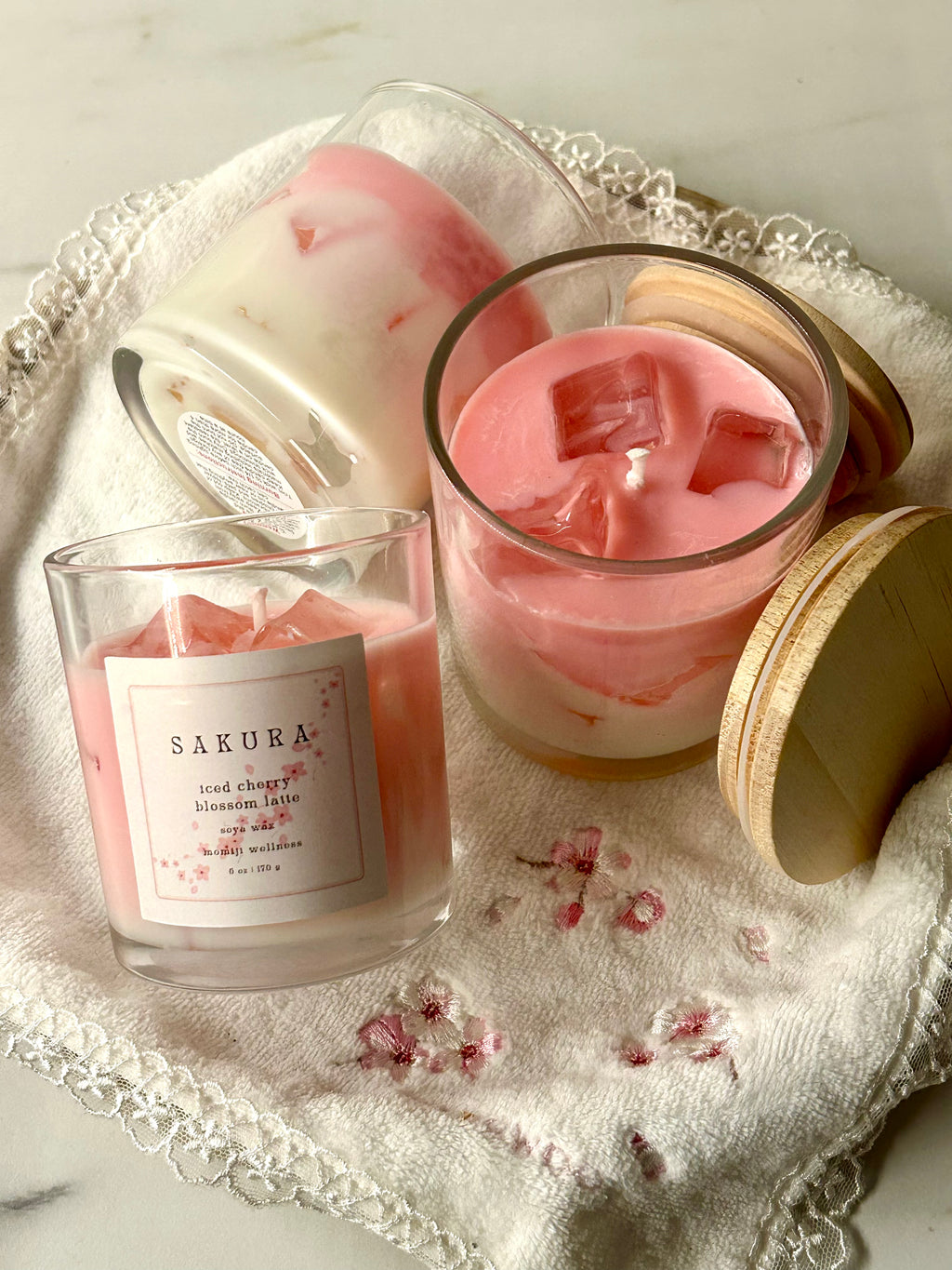 Iced Sakura Latte Candle - 10 oz