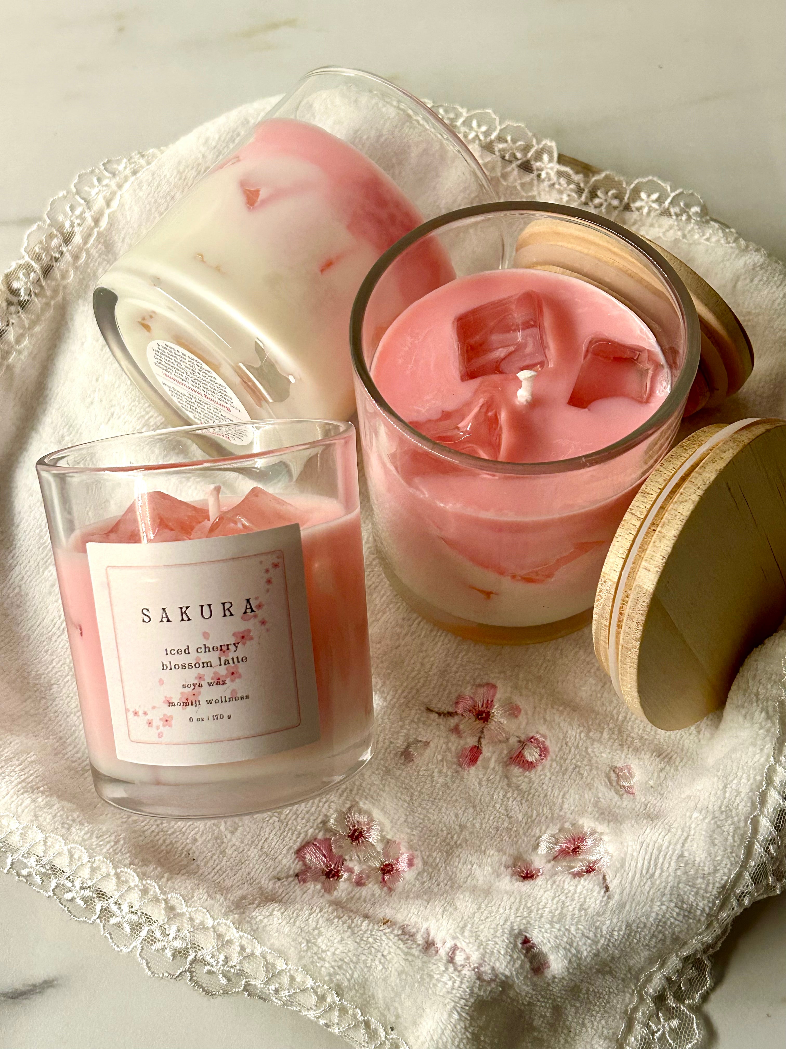 Iced Sakura Latte Candle - 10 oz