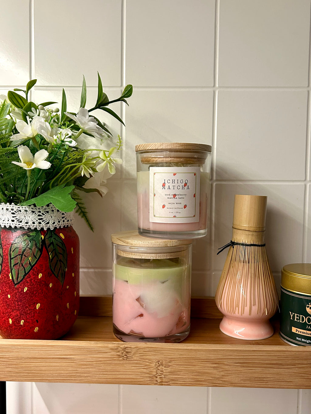 Ichigo Matcha Latte Candle - 10 oz