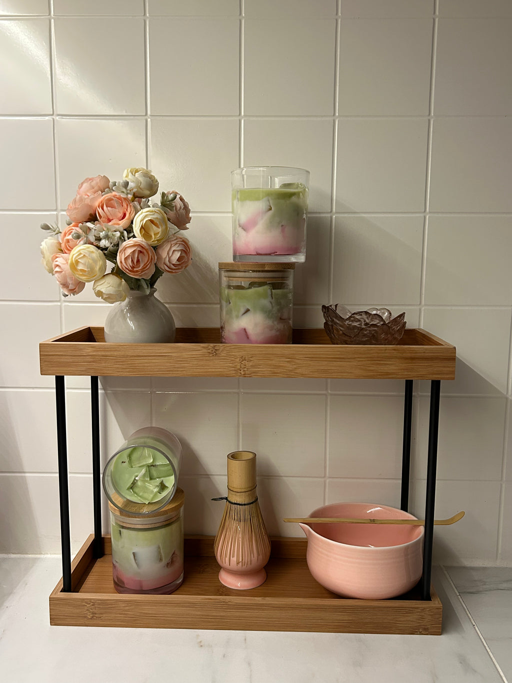 Iced Sakura Matcha Latte Candle - 10oz