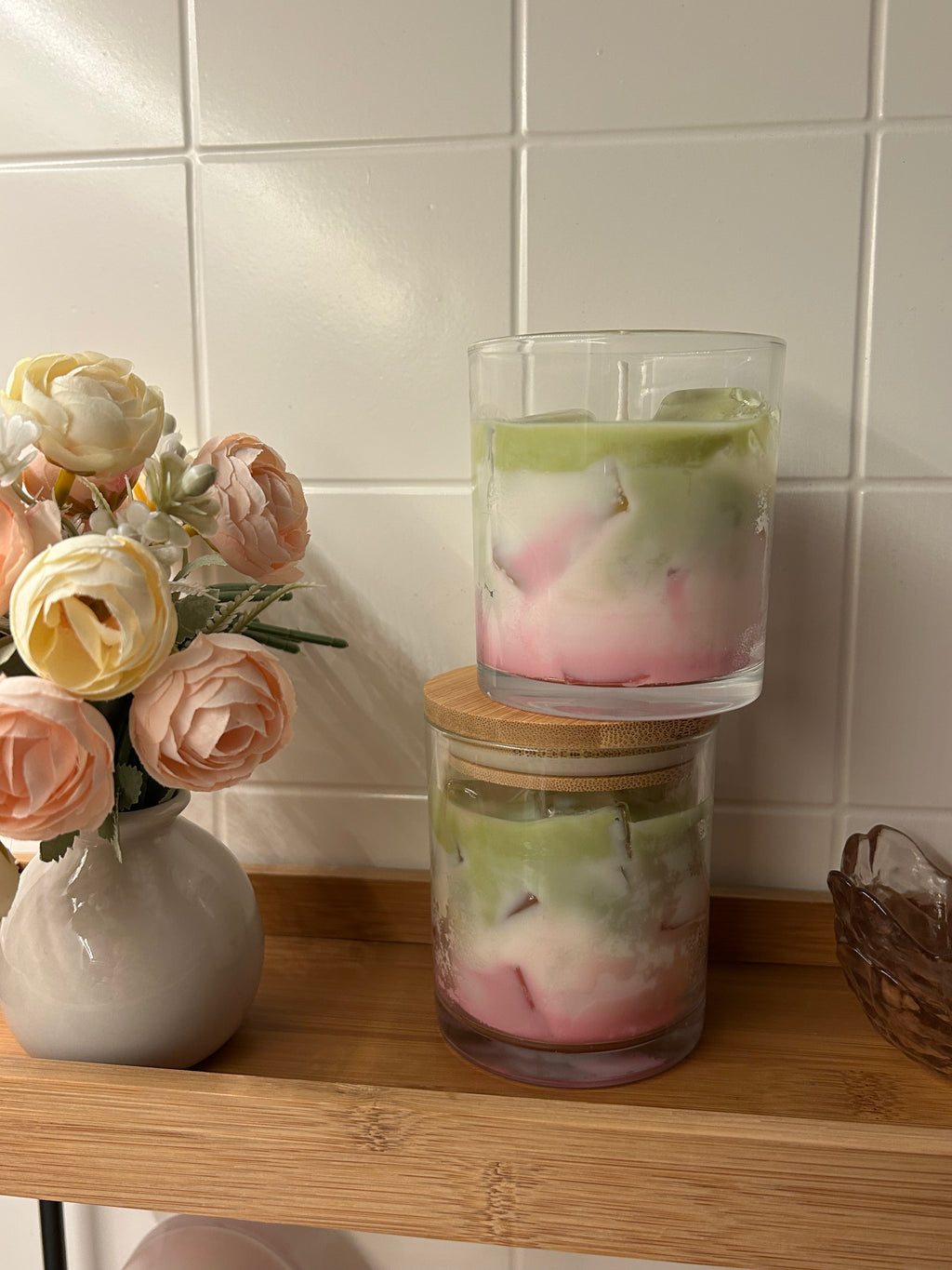 Iced Sakura Matcha Latte Candle - 10oz