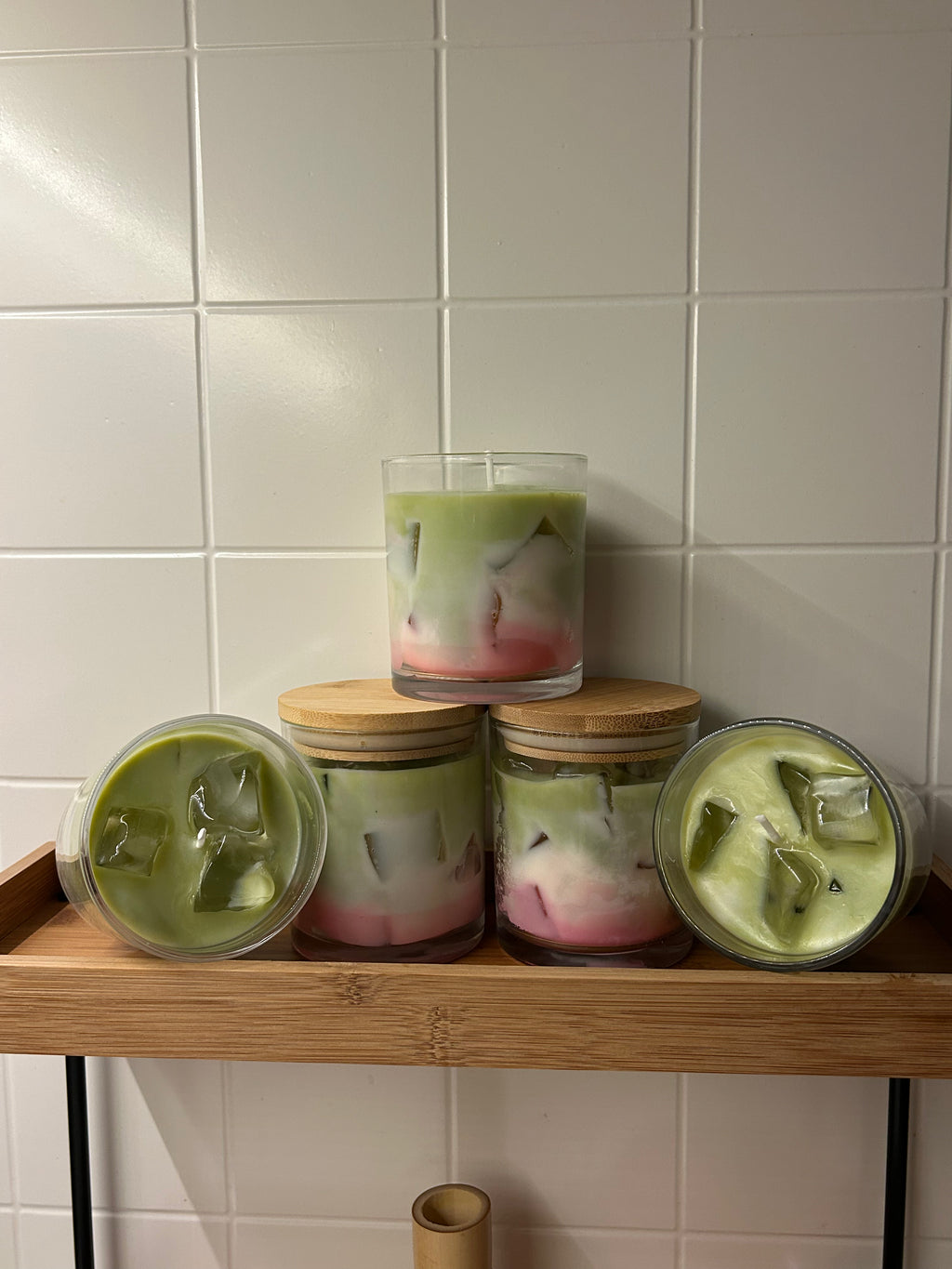 Iced Sakura Matcha Latte Candle - 10oz