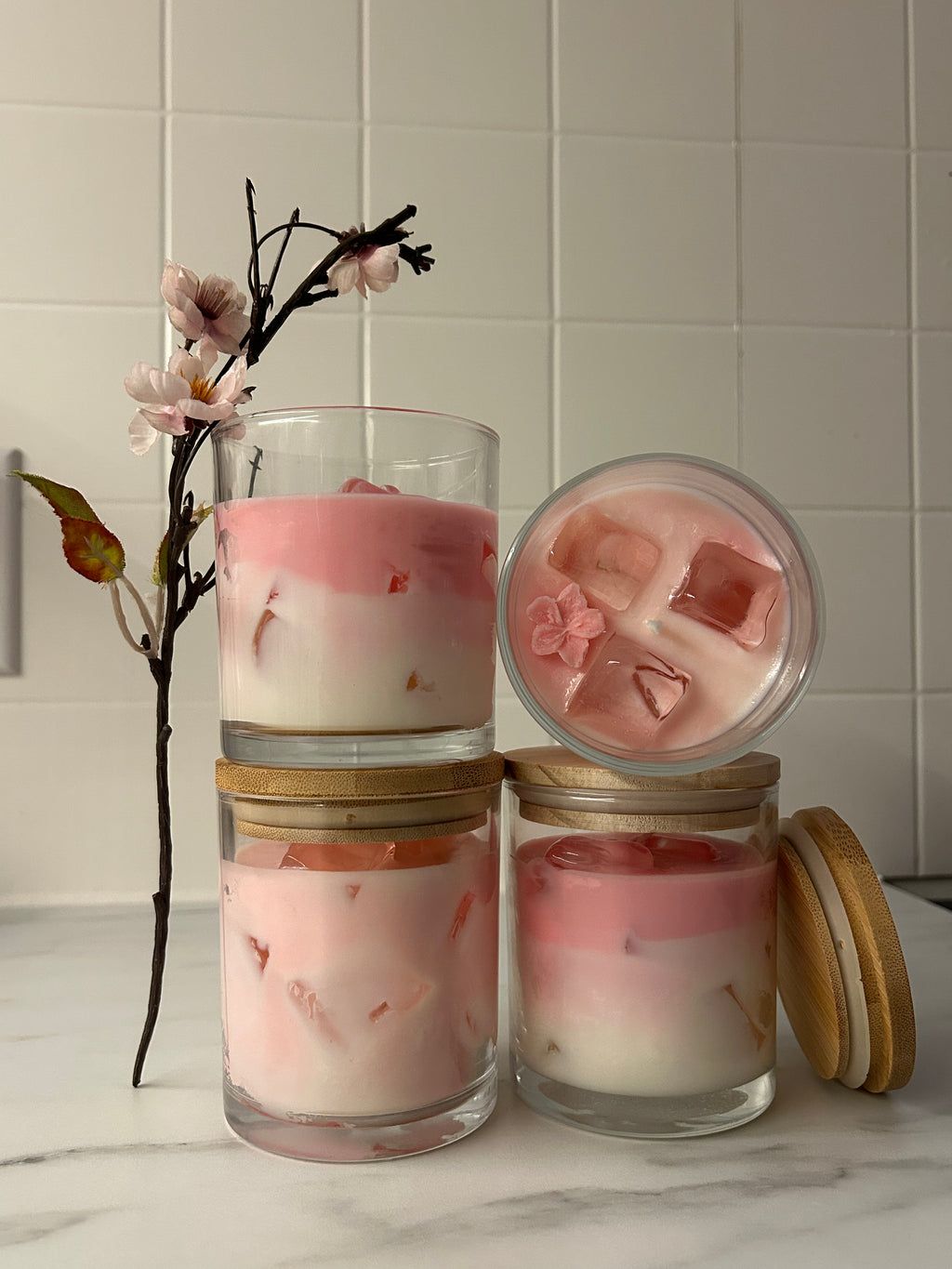 Iced Sakura Latte Candle - 10 oz